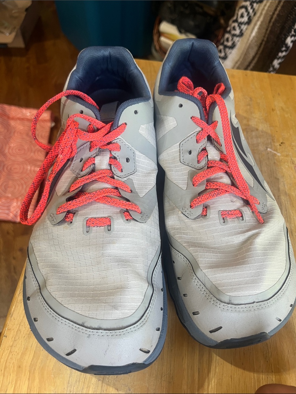 Altra Lone Peak 6 Shoes Hiking Trail Running Sneakers Gray Men's size 11.5